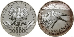 Poland, 300,000 zloty, 1993, Warsaw