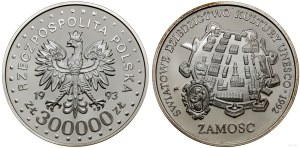 Poland, 300,000 zloty, 1993, Warsaw
