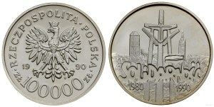 Poland, 100,000 zloty, 1990, Warsaw