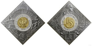 Poland, 5 zloty, 2016, Warsaw