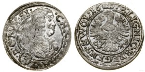 Silesia, 3 krajcars, 1670 CB, Brzeg