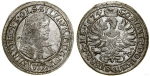 Silesia, 6 krajcars, 1674 SP, Olesnica