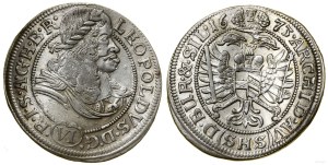 Silesia, 6 krajcars, 1673 SHS, Wrocław