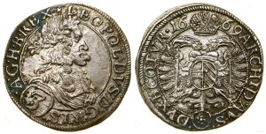 Austria, 3 krajcars, 1669, Vienna