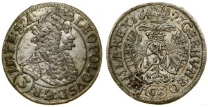 Austria, 3 krajcars, 1697 GE, Prague