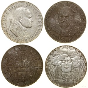 Austria, zestaw 2 x 500 szylingów