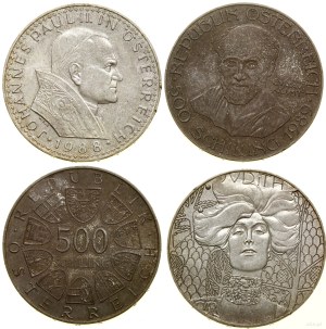 Austria, set of 2 x 500 shillings