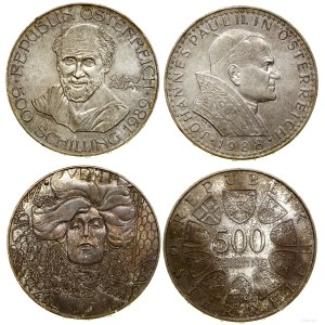 Austria, zestaw 2 x 500 szylingów