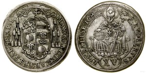 Austria, 15 krajcars, 1686, Salzburg