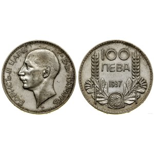 Bułgaria, 100 lewów, 1937, Kremnica
