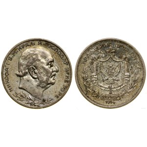 Czarnogóra, 1 perpera, 1914, Paryż