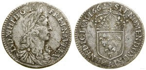 France, 1/12 écu, 1662 A, Paris