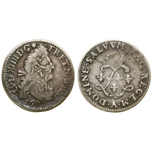 Francja, 4 sole, 1692 A, Paryż