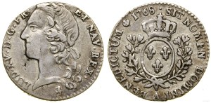 France, 1/10 écu au bandeau, 1768 A, Paris