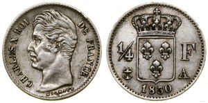 France, 1/4 franc, 1830 A, Paris