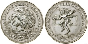 Mexico, 25 pesos, 1968, Mexico