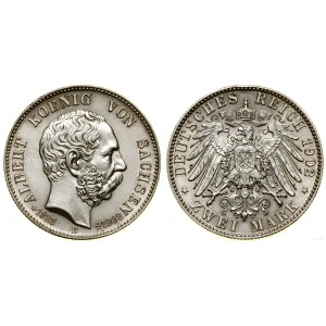 Niemcy, 2 marki pośmiertne, 1902 E, Muldenhütten