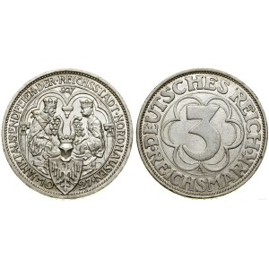 Niemcy, 3 marki, 1927 A, Berlin