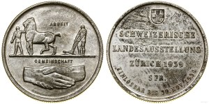 Switzerland, 5 francs, 1939, Bern