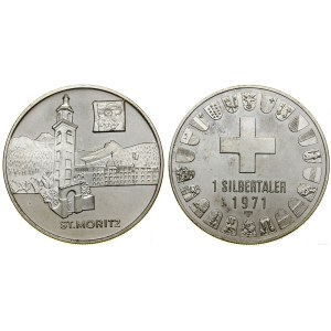 Szwajcaria, 1 silbertaler, 1971