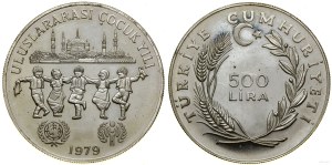 Turkey, 500 lira, 1979