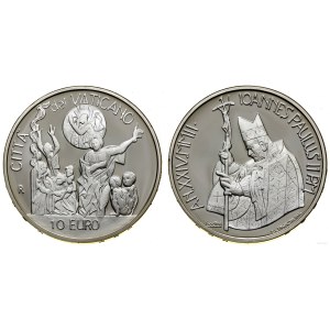 Watykan (Państwo Kościelne), 10 euro, 2002 R, Rzym