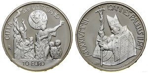 Vatican City (Church State), 10 euros, 2002 R, Rome.