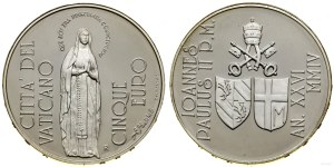Vatican City (Church State), 5 euros, 2004, Rome.