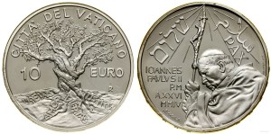 Vatican City (Church State), €10, 2004, Rome.