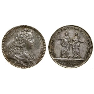 Francja, żeton, 1715