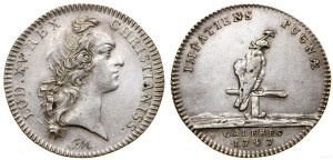 France, token, 1747