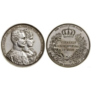 Niemcy, medal zaślubinowy, 1891