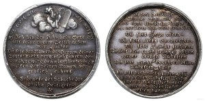 Germany, medal with decalogue, 17th century.