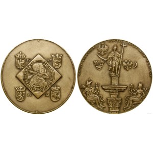 Polska, medal z serii królewskiej PTAiN - Zygmunt III Waza, 1980, Warszawa