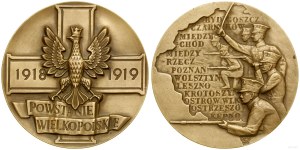 Poland, medal in commemoration of the Greater Poland Uprising, 1982, Warsaw
