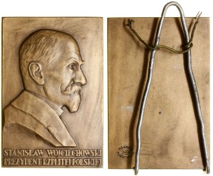 Poland, Stanisław Wojciechowski plaque, 1926, Warsaw