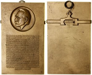 Poland, plaque of Marshal Józef Piłsudski, 1931, Warsaw