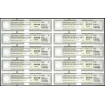 Germany. LKB Baden Finance Specimen attachment for 537.500 LIT 1994