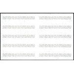 Germany. LKB Baden Finance Specimen attachment for 537.500 LIT 1994