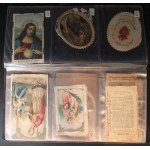 Italy. 1900-1950s Collection of Church & Religious Prayer Cards Over 80 Pieces