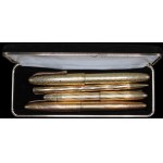 Italy. Circa 1960s 4 Goldplatted Pens