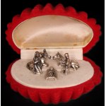 Silver Nativity Set 8 Grams of Silver In Case