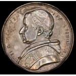 Vatican. 1832 Medal Struck on Thin Silver