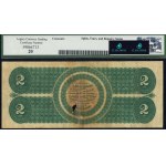 United States of America. 1862 2 Dollars Legal Tender Note