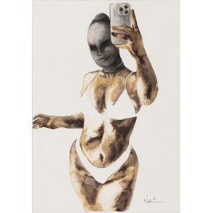 Nadia Wamunyu, Mirror Selfie, 2023