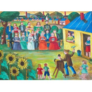Paweł WRÓBEL (1913-1984), Zdjęcie ślubne, 1983