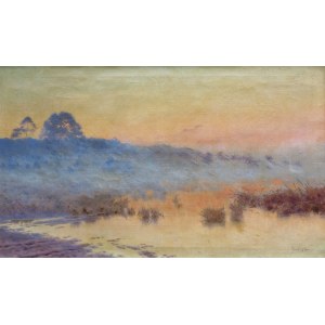 Jan GRUBIANSKI (1874-1945), Foggy Morning.