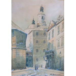 Władysław CHMIELIŃSKI (STACHOWICZ) (1911-1979), Kanonia Street in Warsaw.