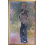 Wojciech KOSSAK (1856-1942), Portret Zofii Jachimeckiej, 1941