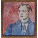 Stanisław JANOWSKI (1866-1942), Portret młodego mężczyzny, 1918